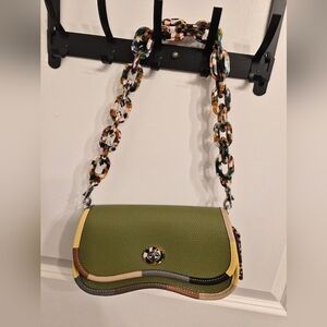 Coach Coachyopia Wavy Multicolor Chain Strap Women's Bag